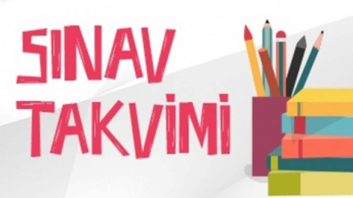 2.DÖNEM 1.SINAV TAKVİMİMİZ
